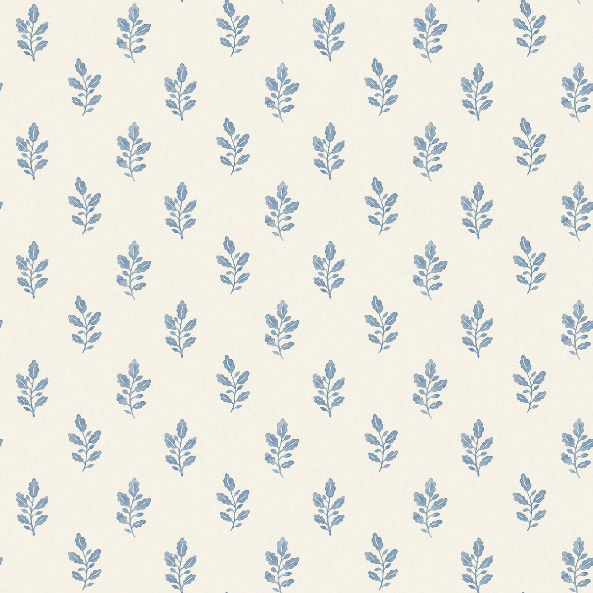 Little Oak Light Blue and Beige Adorn Wallpaper by Boråstapeter