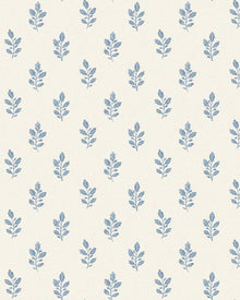 7775 Little Oak Light Blue and Beige Adorn Wallpaper by Boråstapeter