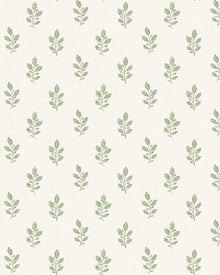 7776 Little Oak Light Green and Beige Adorn Wallpaper by Boråstapeter