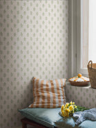 7776 Little Oak Light Green and Beige Adorn Wallpaper by Boråstapeter