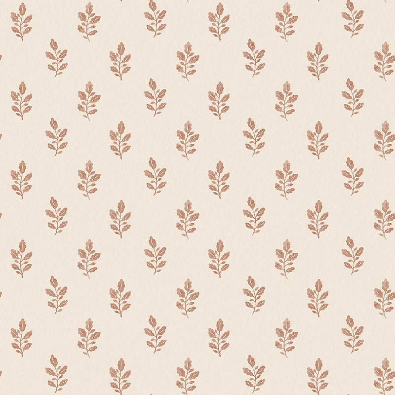 7777 Little Oak Light Red and Beige Adorn Wallpaper by Boråstapeter