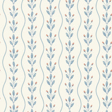 7779 Flower Buds Light Blue and White Adorn Wallpaper by Boråstapeter