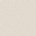 Petite Chérie Light Beige and Red Adorn Wallpaper by Boråstapeter