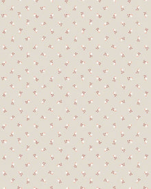 7780 Petite Chérie Light Beige and Red Adorn Wallpaper by Boråstapeter