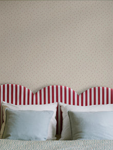 7780 Petite Chérie Light Beige and Red Adorn Wallpaper by Boråstapeter