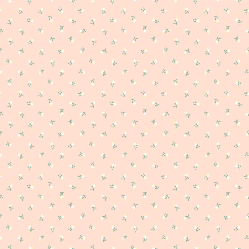 7781 Petite Chérie Light Pink and Green Adorn Wallpaper by Boråstapeter
