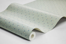 7782 Petite Chérie Light Green and Blue Adorn Wallpaper by Boråstapeter