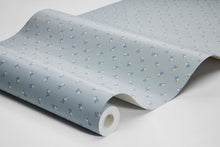 7783 Petite Chérie Light Blue and Red Adorn Wallpaper by Boråstapeter