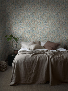 7785 Elm Tree Light Blue and Pink Adorn Wallpaper by Boråstapeter