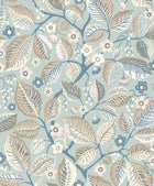 7785 Elm Tree Light Blue and Pink Adorn Wallpaper by Boråstapeter