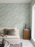 7785 Elm Tree Light Blue and Pink Adorn Wallpaper by Boråstapeter