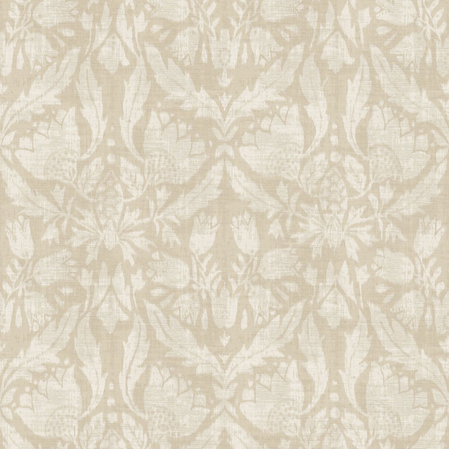 Neria Grège Le Velours 3 Wallpaper by Casamance