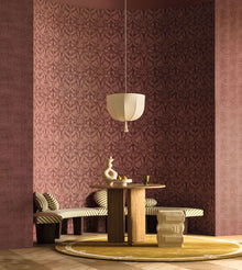 Neria Bois De Rose Le Velours 3 Wallpaper by Casamance