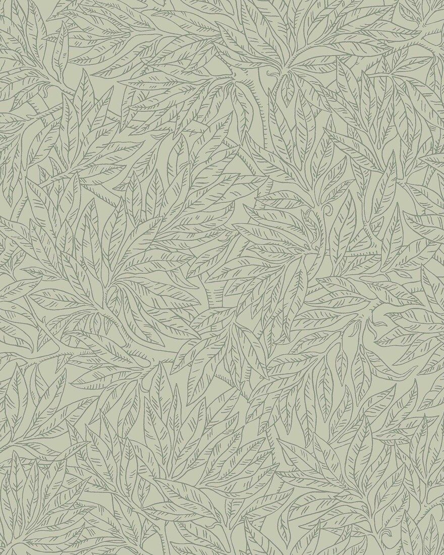 7787 Salix Alba Light Green Adorn Wallpaper by Boråstapeter