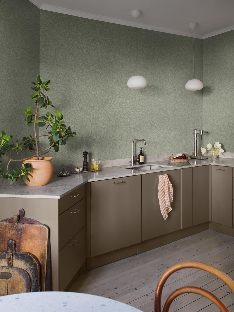7787 Salix Alba Light Green Adorn Wallpaper by Boråstapeter