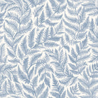 7790 Ferns Light Blue and White Adorn Wallpaper by Boråstapeter