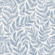 Ferns Light Blue and White Adorn Wallpaper by Boråstapeter