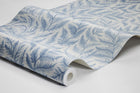7790 Ferns Light Blue and White Adorn Wallpaper by Boråstapeter