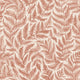 Ferns Light Red and Beige Adorn Wallpaper by Boråstapeter