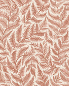 7791 Ferns Light Red and Beige Adorn Wallpaper by Boråstapeter