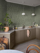 7792 Ferns Dark Green Adorn Wallpaper by Boråstapeter