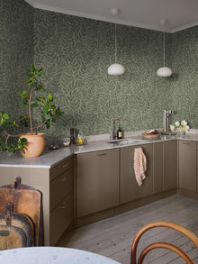 7792 Ferns Dark Green Adorn Wallpaper by Boråstapeter
