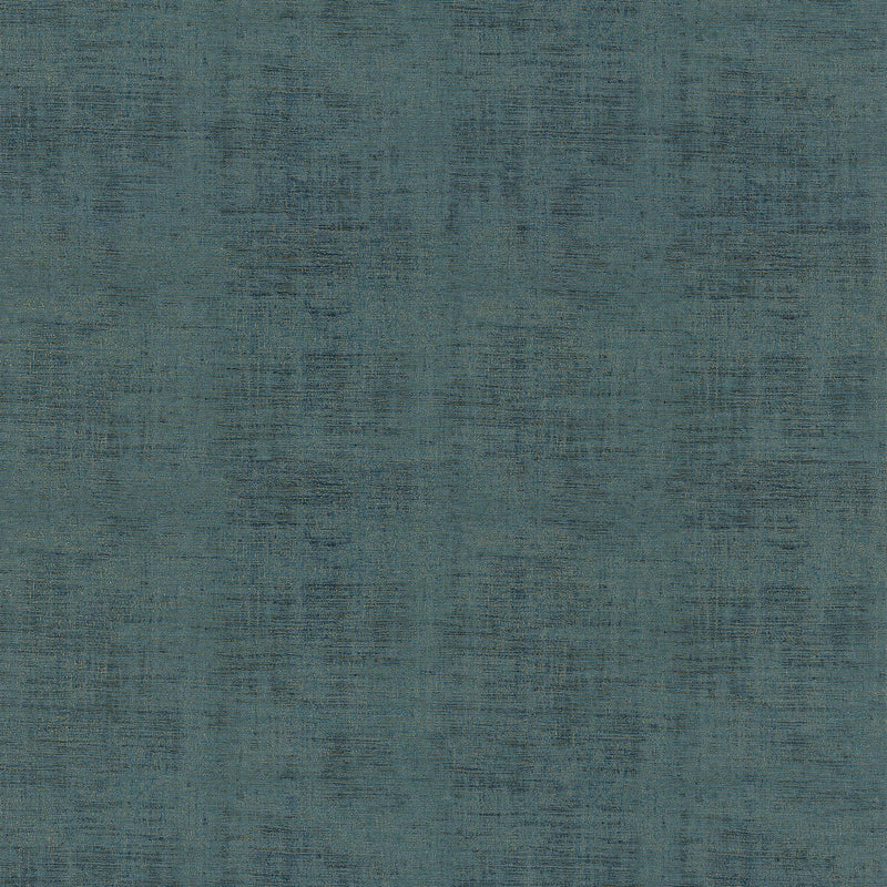 Irisor Teal Blue/Doré Le Velours 3 Wallpaper by Casamance