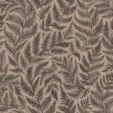 7793 Ferns Black and Brown Adorn Wallpaper by Boråstapeter