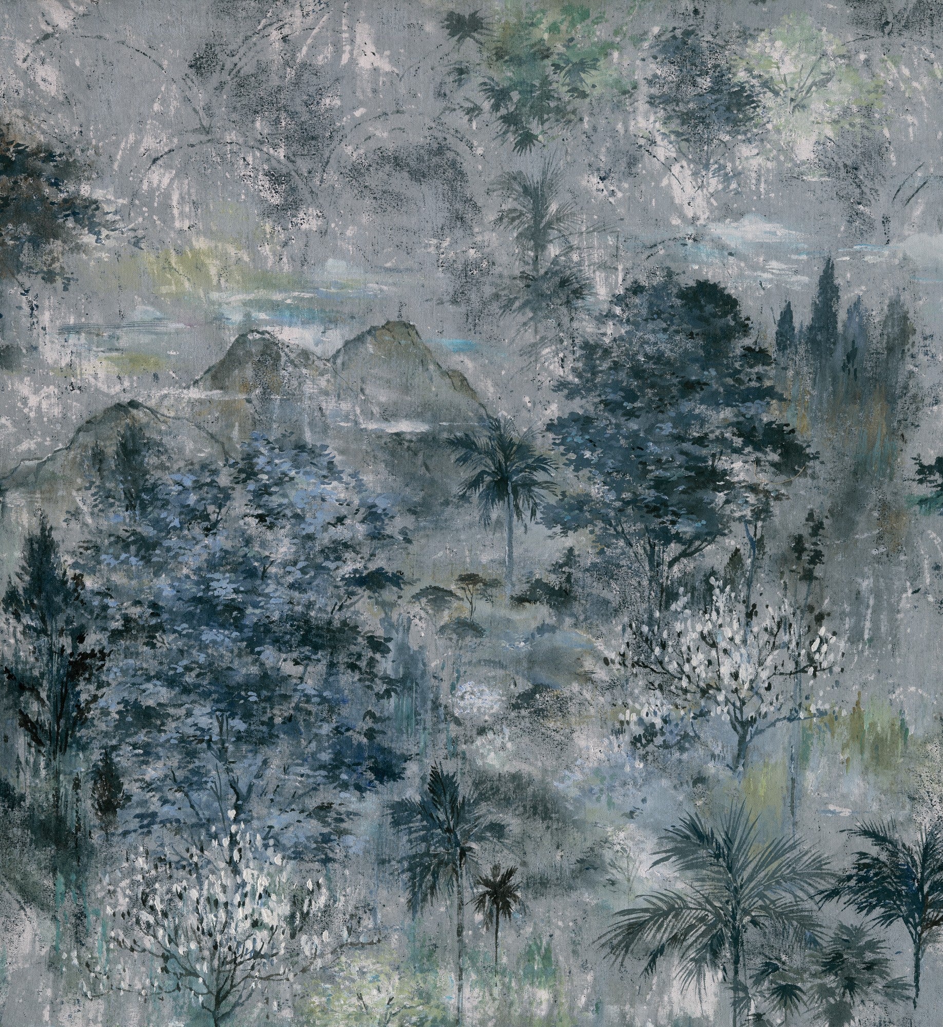 7800990 Glass Plata/Silver Mural by Coordonné