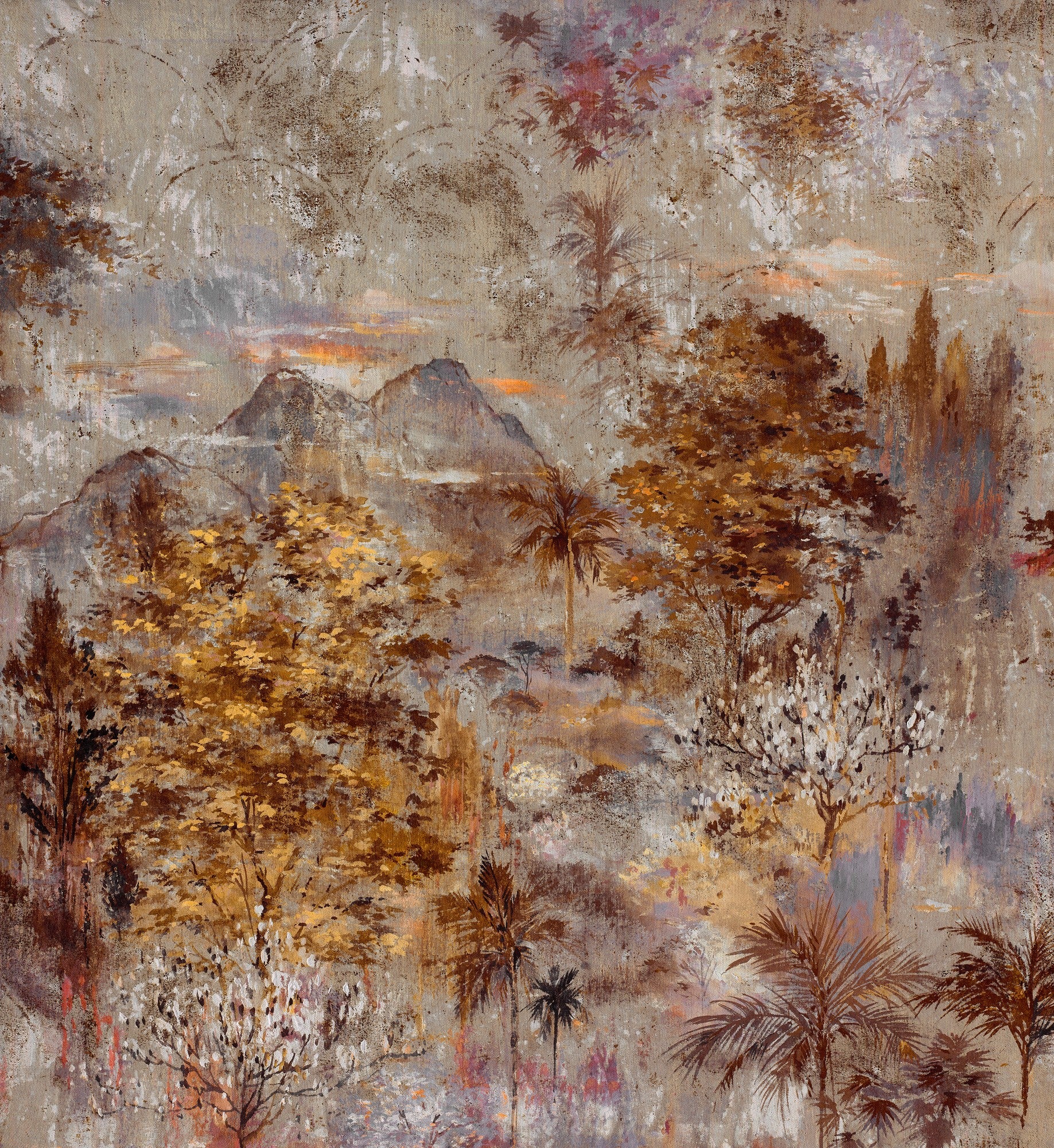 7800991 Glass Oro/Gold Mural by Coordonné