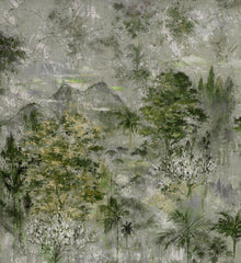 7800992 Glass Verde/Green Mural by Coordonné