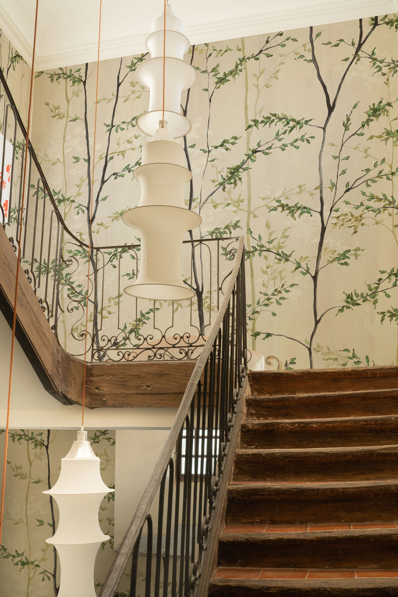 Woods Natural Random Chinoiseries II Mural by Coordonné (400x280cm)
