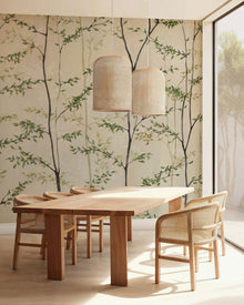 Woods Natural Random Chinoiseries II Mural by Coordonné (400x280cm)