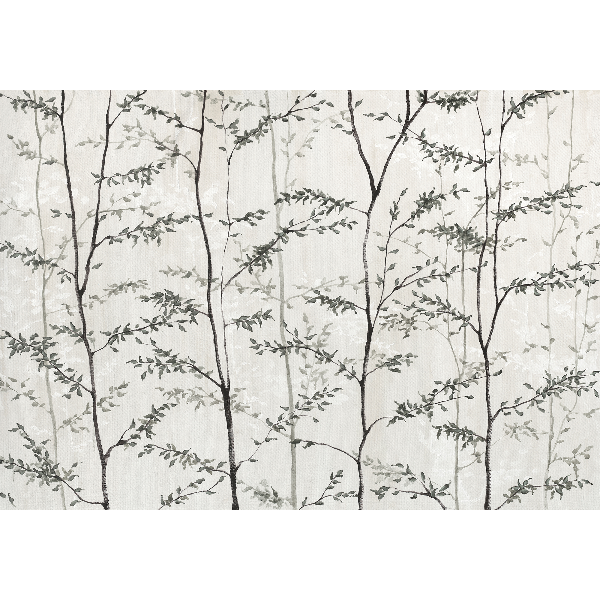 Woods Silver Random Chinoiseries II Mural by Coordonné (400x280cm)