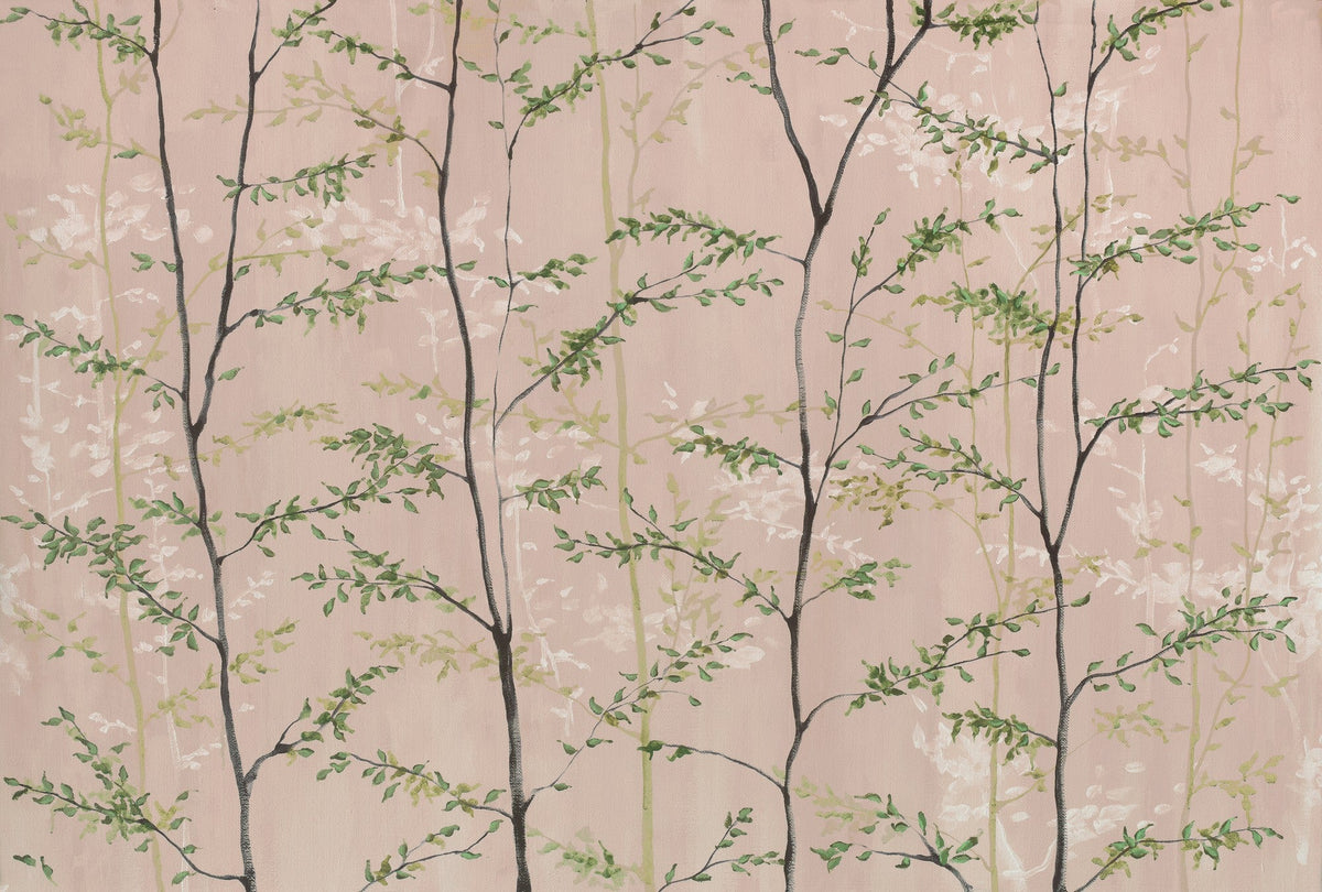 7800997 Woods Pink Mural by Coordonné (400x280cm)