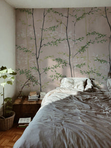 7800997 Woods Pink Mural by Coordonné (400x280cm)
