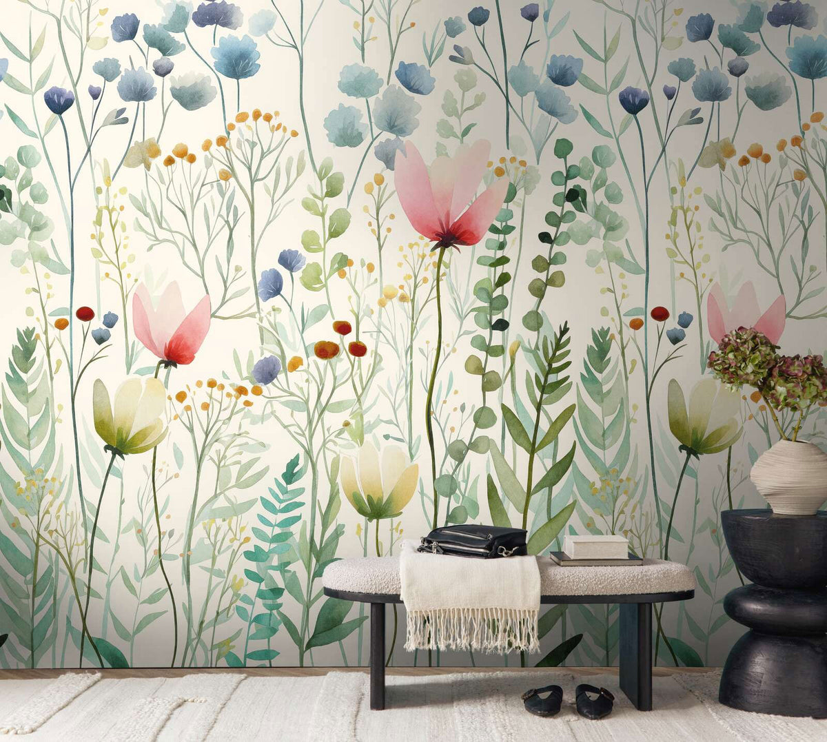 781211 The Wall 4 Multi-Colour Mural by A S Creation