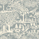 Homegrown Blue Moda Wallpaper by Belgravia