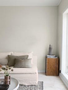 7861 Polka Stripe Light Grey and White Linen Wallpaper by Boråstapeter