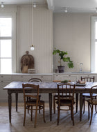 7861 Polka Stripe Light Grey and White Linen Wallpaper by Boråstapeter