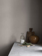 7861 Polka Stripe Light Grey and White Linen Wallpaper by Boråstapeter