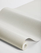 7861 Polka Stripe Light Grey and White Linen Wallpaper by Boråstapeter