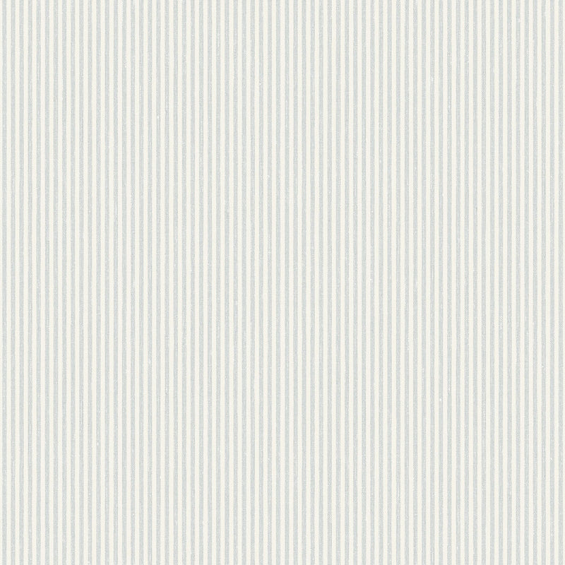 7863 Polka Stripe Light Blue and Beige Linen Wallpaper by Boråstapeter