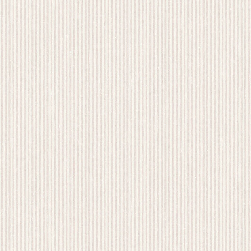 7865 Polka Stripe Light Pink and White Linen Wallpaper by Boråstapeter