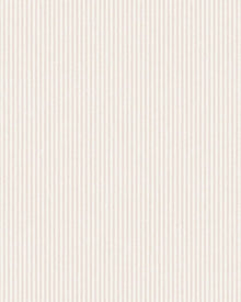 7865 Polka Stripe Light Pink and White Linen Wallpaper by Boråstapeter