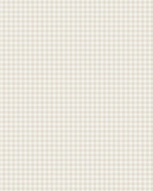 7866 Picnic Check Light Grey and White Linen Wallpaper by Boråstapeter