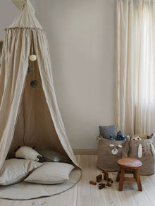 7866 Picnic Check Light Grey and White Linen Wallpaper by Boråstapeter