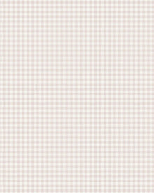 7870 Picnic Check Light Pink and White Linen Wallpaper by Boråstapeter
