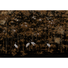 Garzas Coal Random Chinoiseries II Mural by Coordonné (400x280cm)
