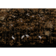 Garzas Coal Random Chinoiseries II Mural by Coordonné (400x280cm)
